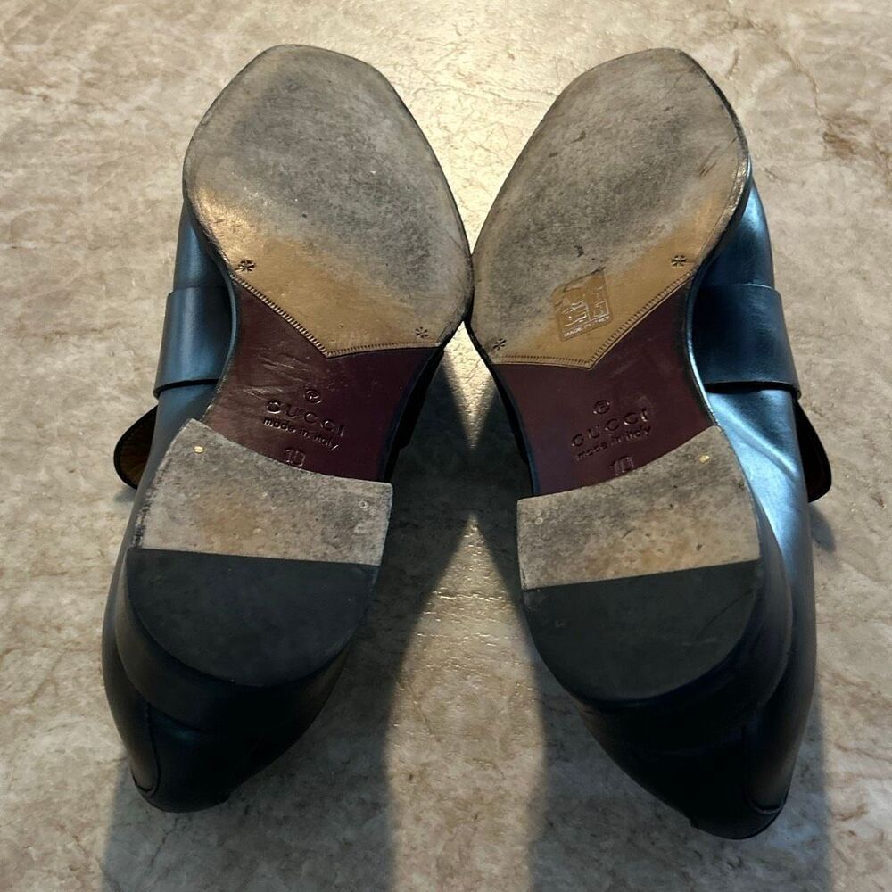 GUCCI Soft Leather Slip On Shoes Size 10 - Picture 6 of 8